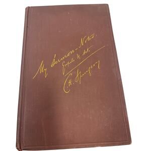 C.H. Spurgeon My Sermon Notes 1886 Antique Hardcover Gospels Acts